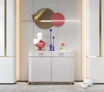 现代玄关柜3D模型下载